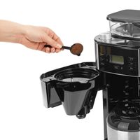 Barista Kaffeemaschine Mahlwerk Isolierkanne Kaffeeautomat 1000 Watt Edelstahl