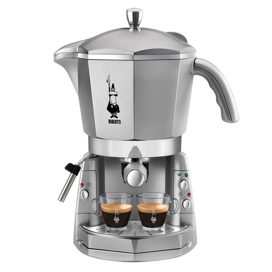 Bialetti Mokona Trio Espressomaschine 15 l Kaffeekapsel Kaffeepad Gemahlener Kaffee 1050 W Silber